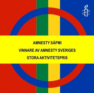 Amnesty Sápmi vinner stora aktivistpriset