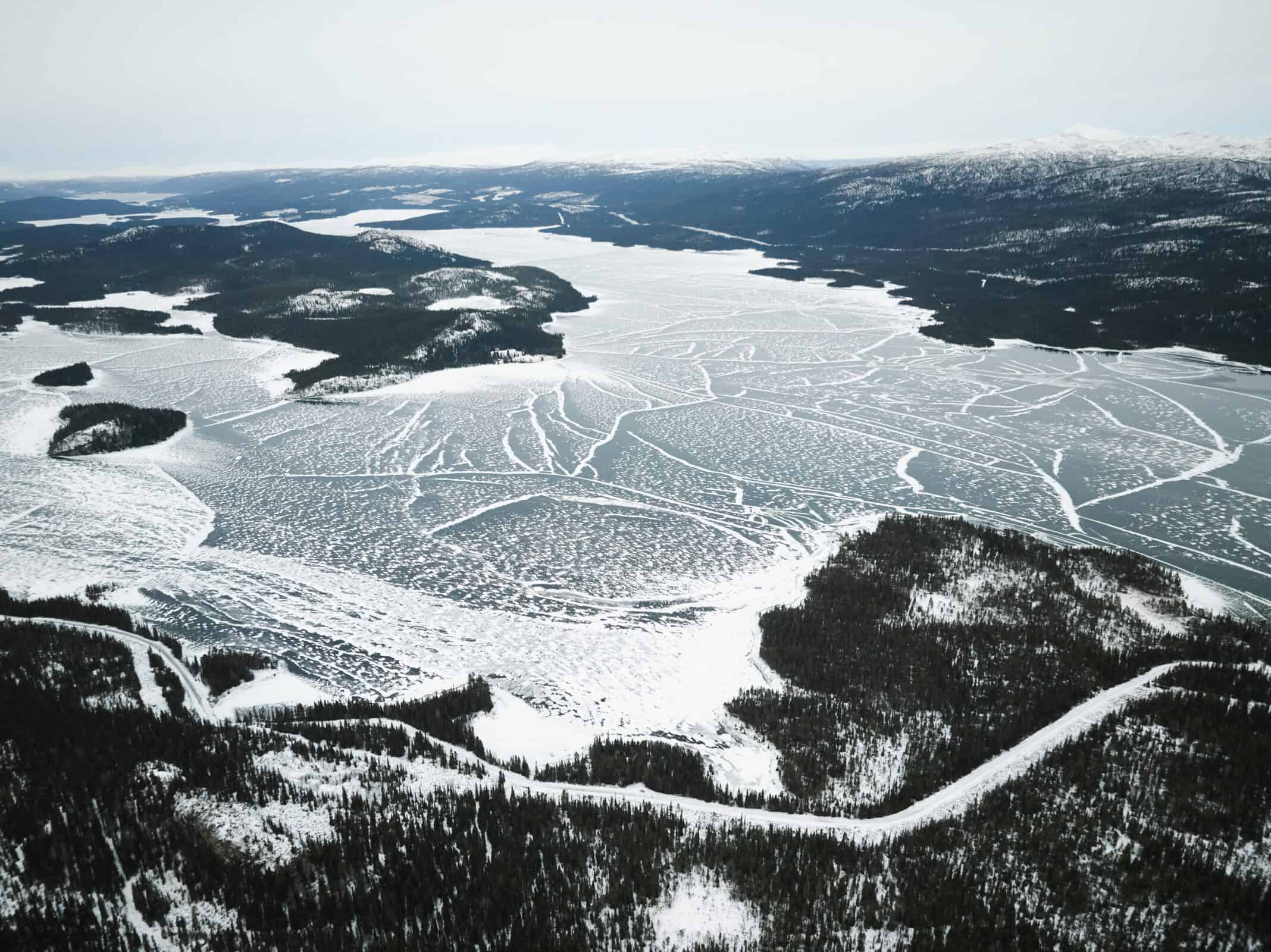 flygbild över Rönnbäcksområdet